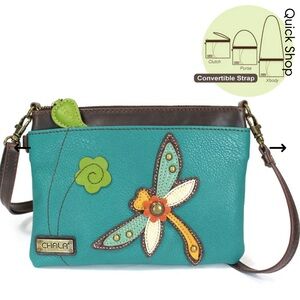 Cute Chala dragonfly crossbody bag
